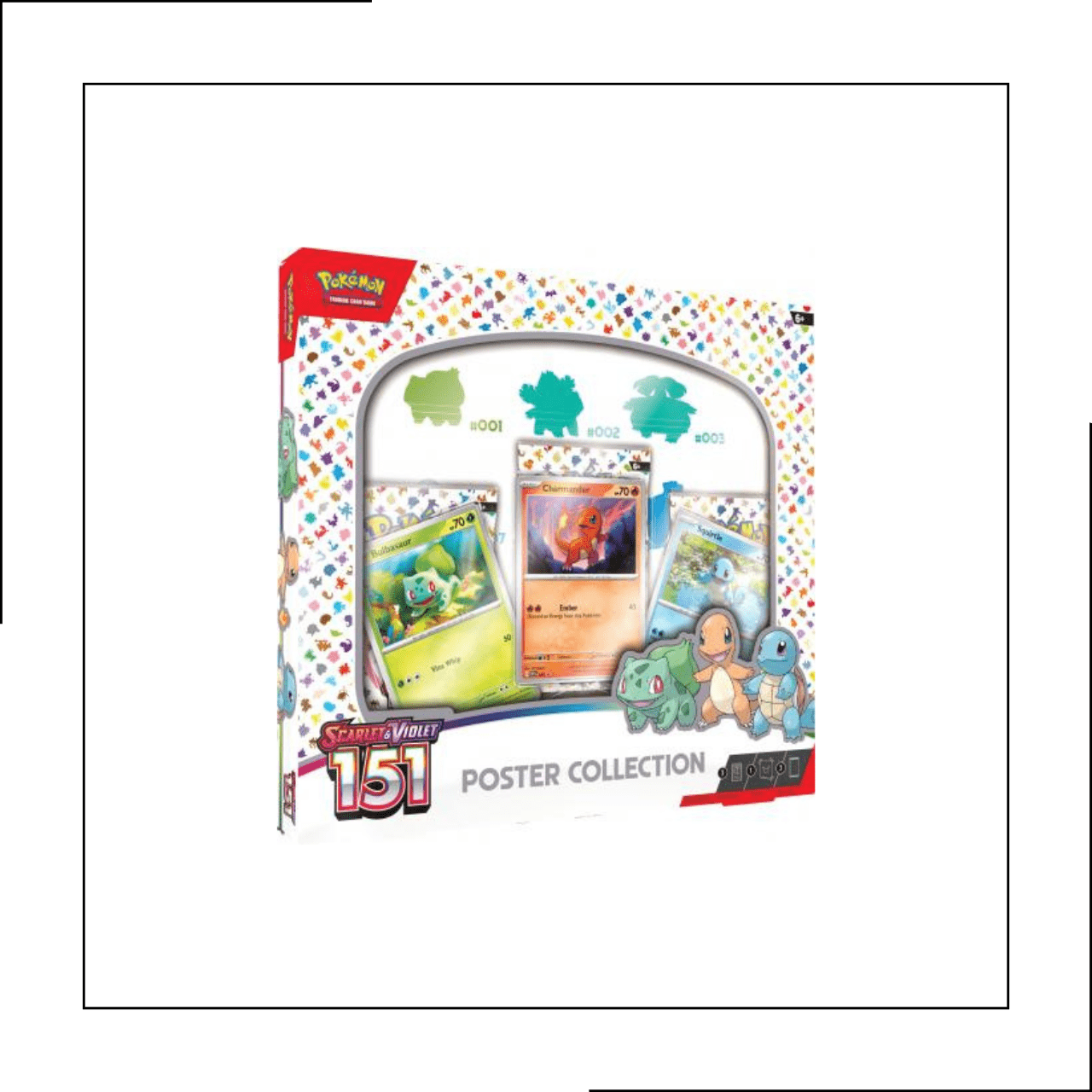 Pokemon Scarlet & Violet 151 Poster CollectionPoster CollectionShiny Cardboard