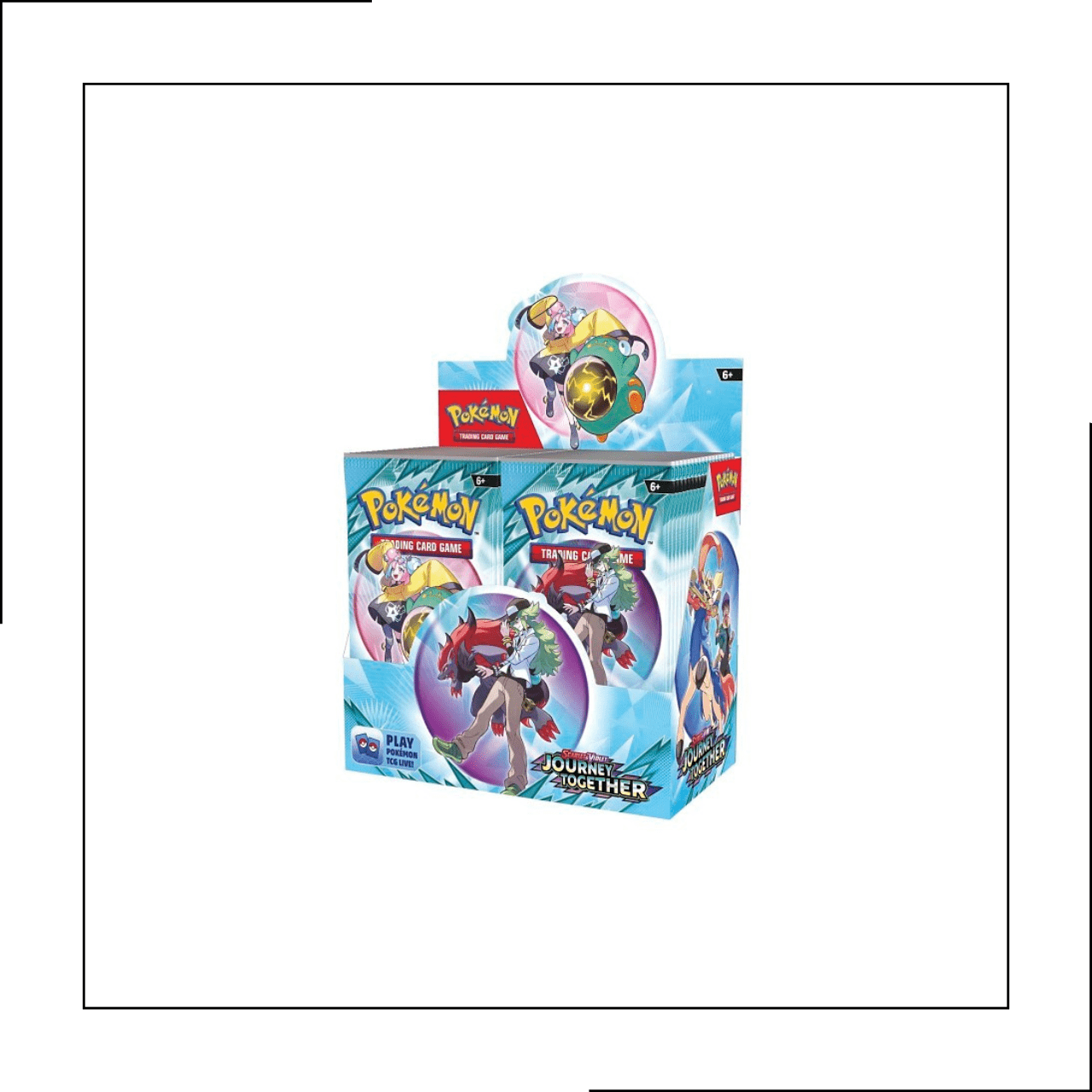 Pokemon Scarlet & Violet Journey Together Enhanced Booster Box DisplayBooster BoxShiny Cardboard