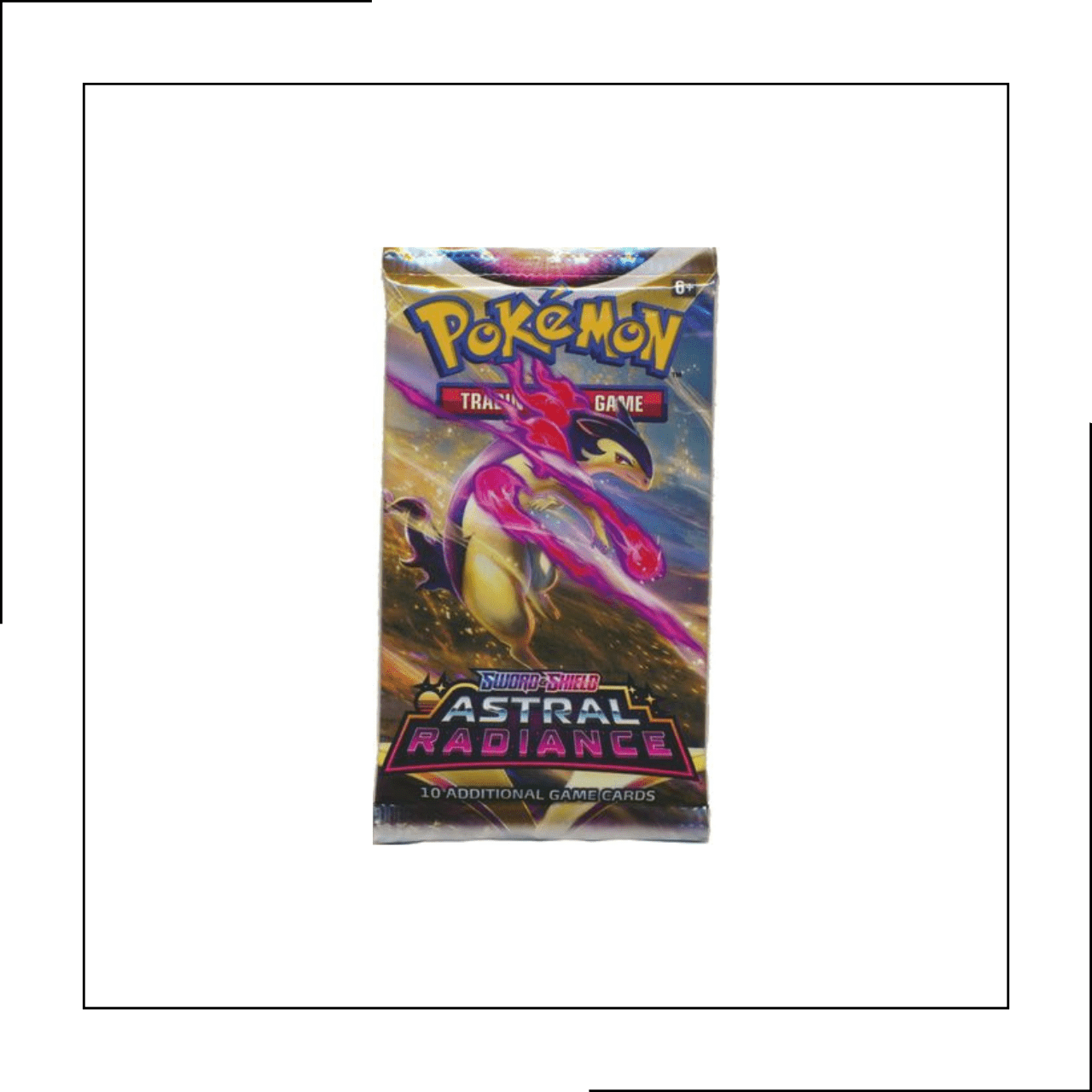 Pokemon Sword & Shield Astral Radiance Booster Pack (Random Art)Booster PackShiny Cardboard