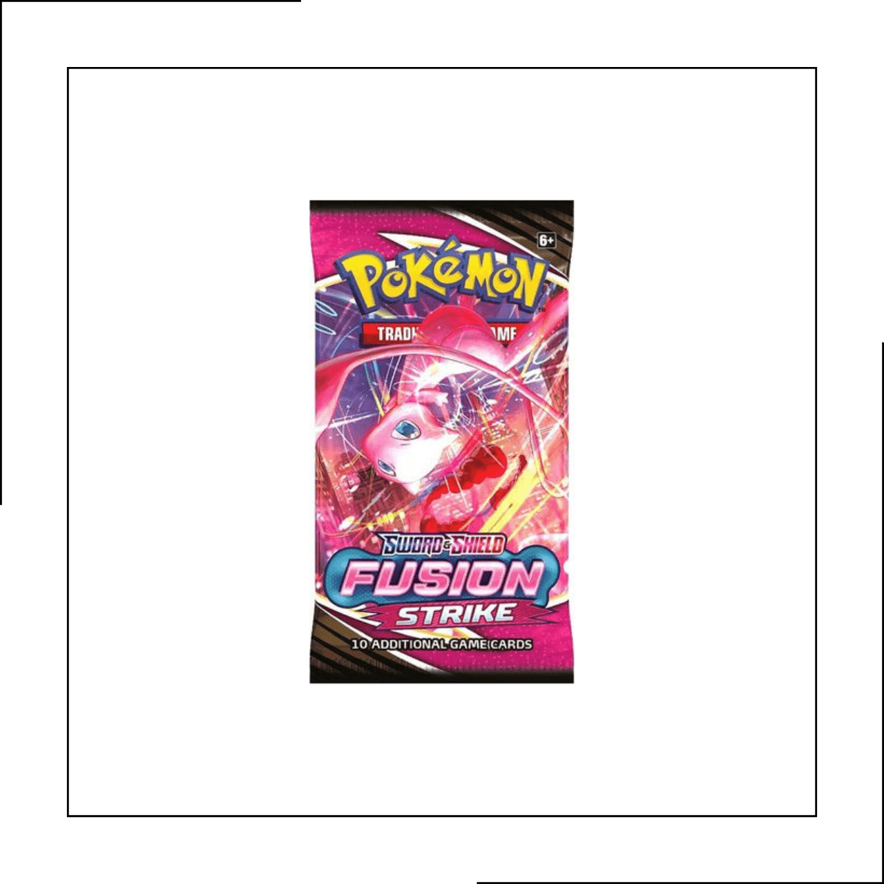 Pokemon Sword & Shield Fusion Strike Booster Pack (Random Art)Booster PackShiny Cardboard