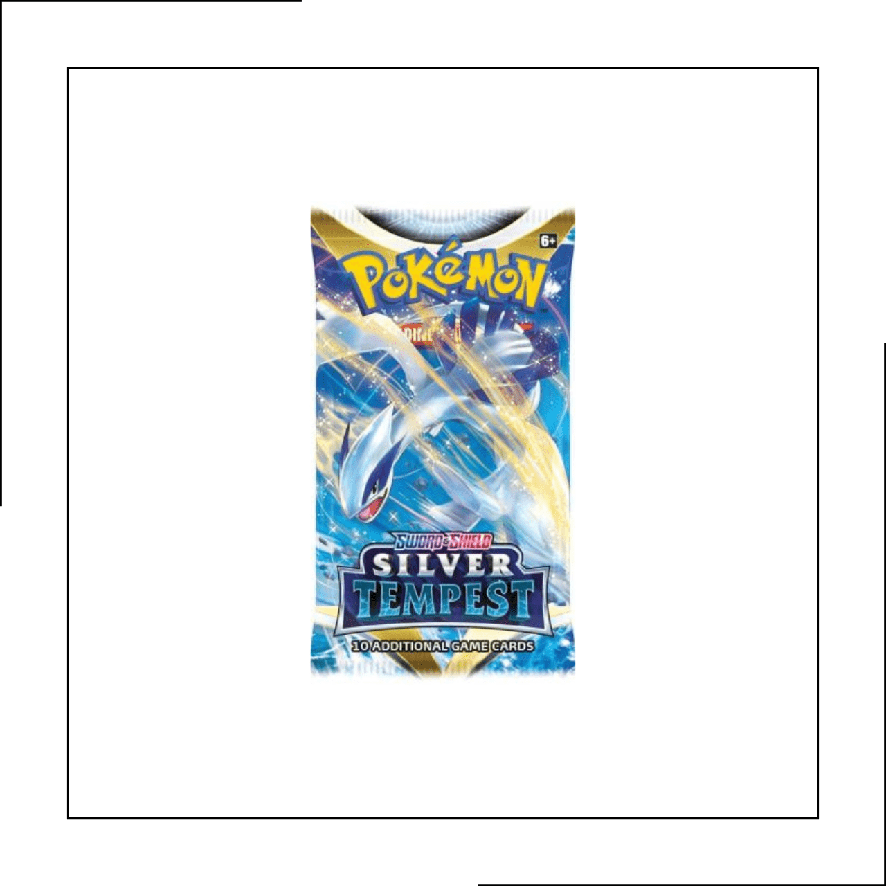 Pokemon Sword & Shield Silver Tempest Booster Pack (Random Art)Booster PackShiny Cardboard